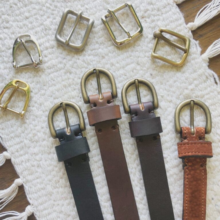 Estribos Leather Belts Finos And Buckles