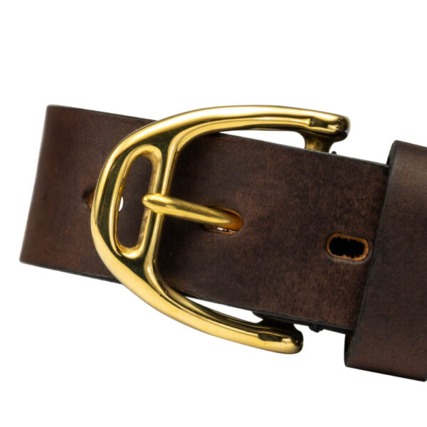 Brass Stirrup Belt Buckle 25mm 35mm