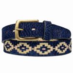 Estribos Carpincho Polo Belt Blue Haze Compressed