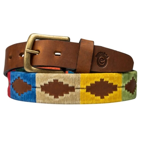 Polo Belt from Argentina - Rainbow Gaucho Belt