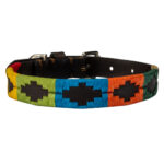 Blue polo dog collar