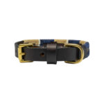 Navy polo dog collar