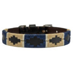 Navy polo dog collar