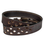 Brown Leather Belt - Argentinian plain Men's and Women's Belt