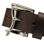 Nickel Fireman's Q/R Belt Buckle