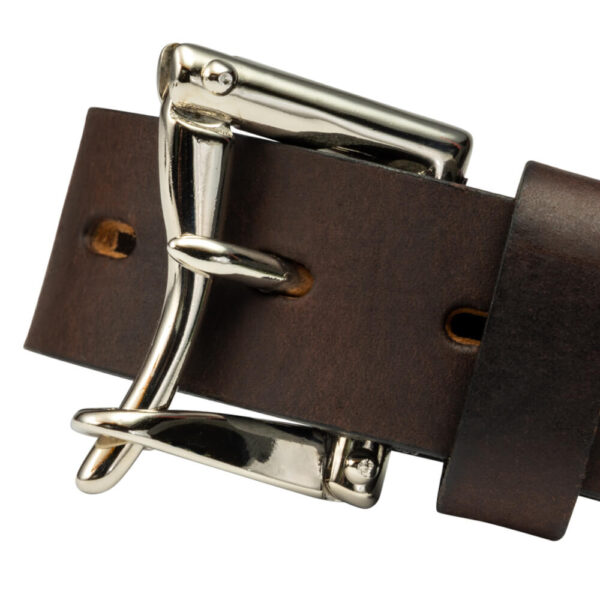 Nickel Fireman's Q/R Belt Buckle
