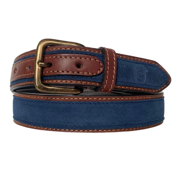Blue Suede Belt - San Julián Azul
